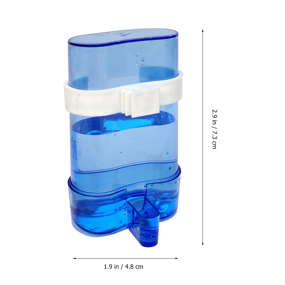 12 Pcs Large Parrot Feeder Birds Pet Water Dispenser Plastic Feeding and Watering Utensils