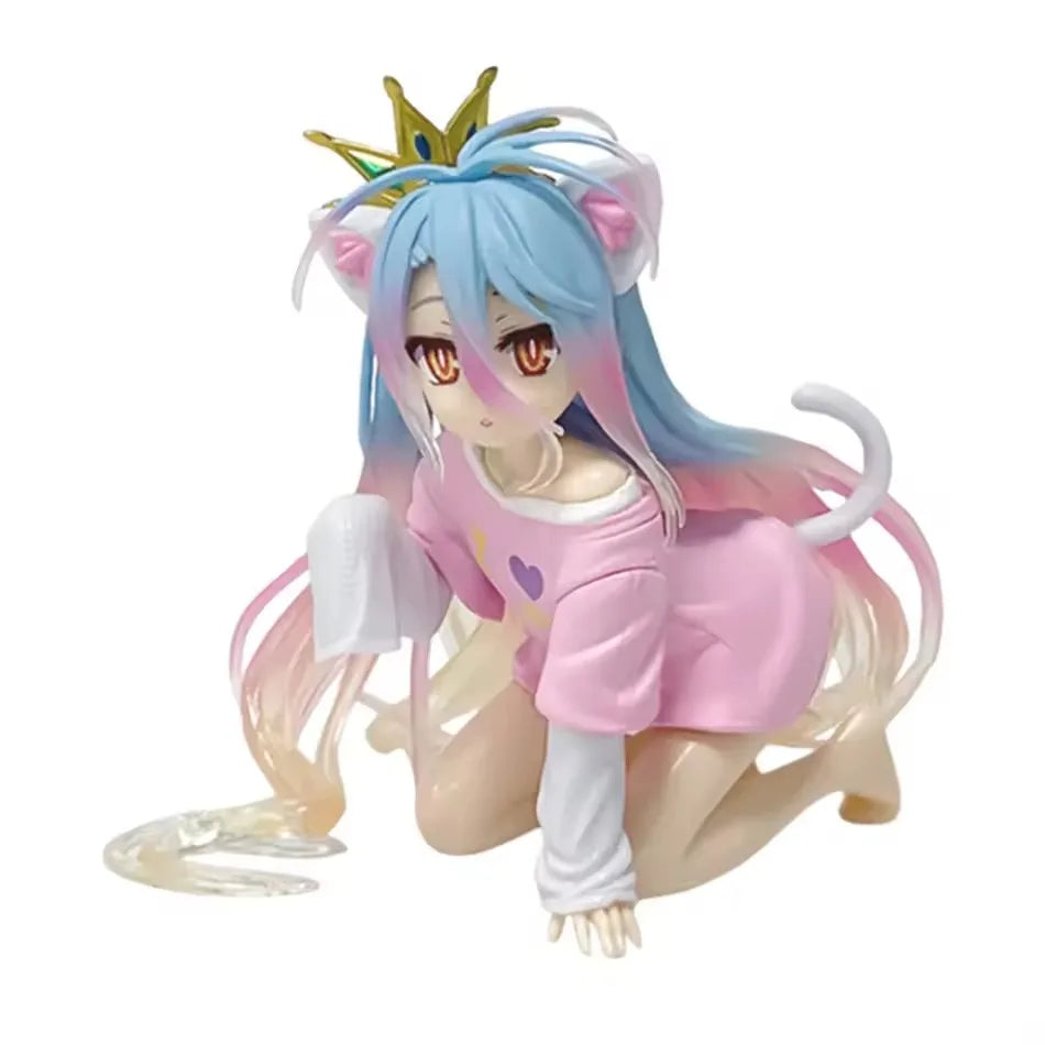 Hot Anime Figure NO GAME NO LIFE Action Figures Shiro Animation Figures Ornaments Collection Models Toys Gifts