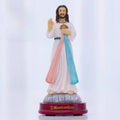High 13.5CM Classical Hand Raising Figure Ornaments Easter Decoration Resin Crafts Gifts