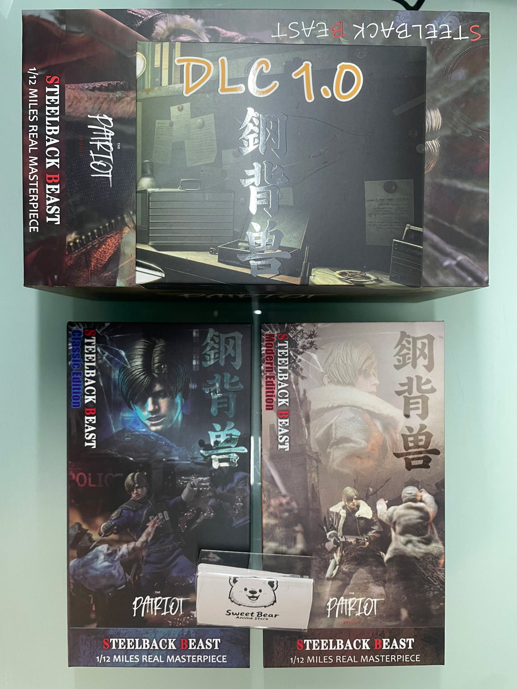 In Stock PATRIOT STUDIO Leon Resident Evil Steelback Beast 1/12 Scale Action Figure Anime Model Trendy Toys Desktop Doll