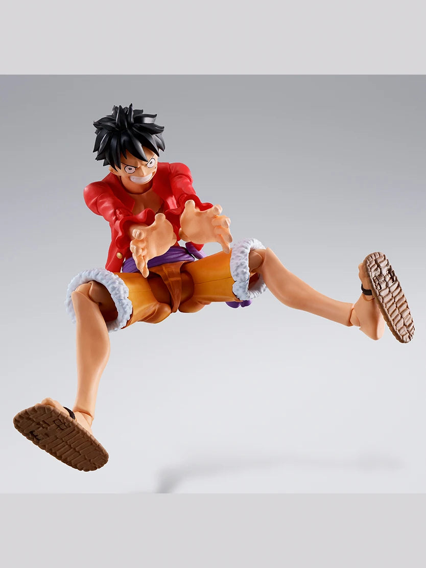 New 100% Original Bandai Sh Figuarts Shf One Piece Monkey D Luffy Romance Dawn Action Figures Anime Model Toys Figura Collection