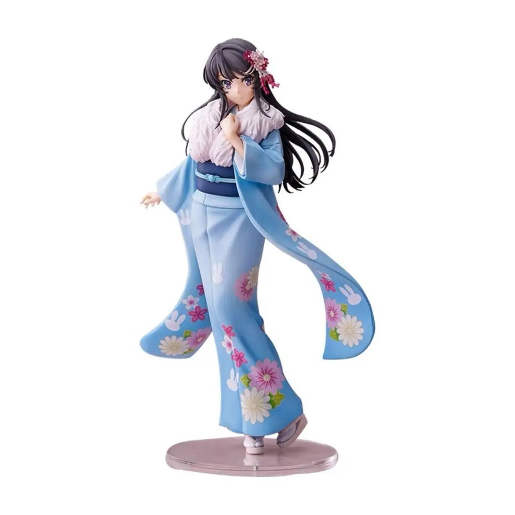 Mai Sakurajima Kimono action Figure In Stock Rascal Does Not Dream of Bunny Girl Senpai Anime Collectible Desktop Decor Gift