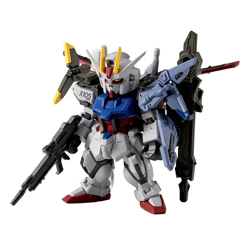 Bandai Genuine FW Shokugan GUNDAM CONVERGE CORE Strike Gundam FULL WEAPONSET Anime Action Figure Assembly Model Toys Gift Kids