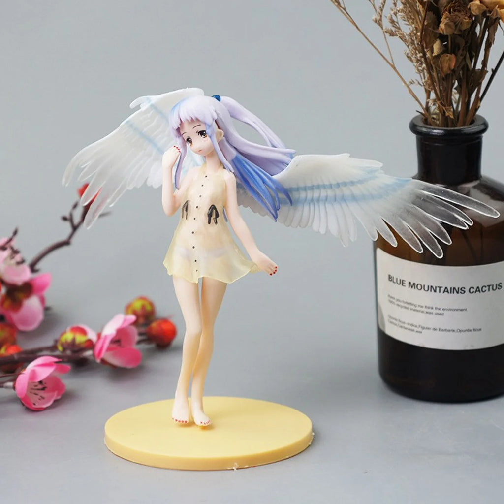 Angel Beats Tachibana Kanade Anime Figure Wing Angel PVC Figurine Desktop Collectible Statue Ornament for Anime Fans
