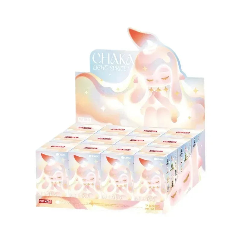 POPMART CHAKA Light Sprite Series Kawaii Anime Action Figure Blind Box - Surprise Mystery Doll for Girls Unique Gift Item