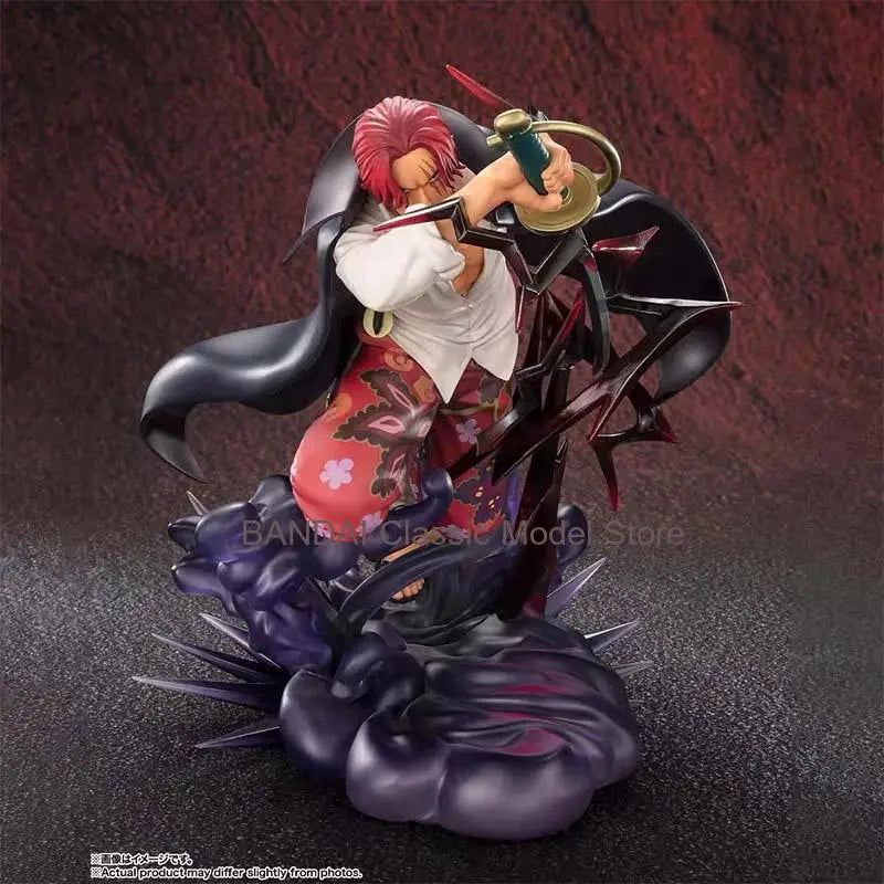 Bandai One Piece Anime Figure Figuarts ZERO Shanks Divine Departure Extra Battle Collectibles Model Action Figures Toys Boys Gif