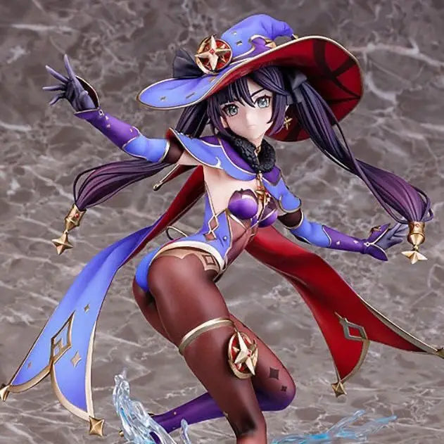 25 cm Neue heiße Spiele Genshin Impact Anime Girl Figur Mona Actionfigur Sammlung PVC Modell Puppe Kinderspielzeug Geschenk Ornamente