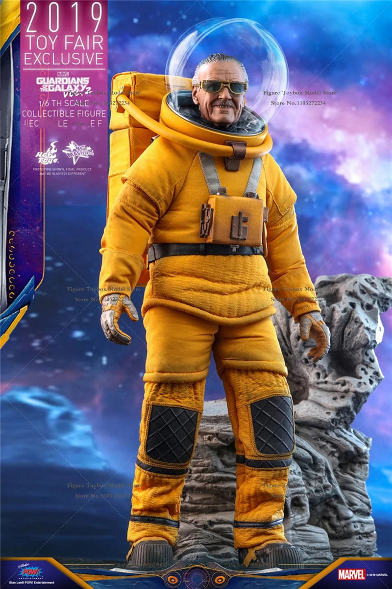 Hot Toys MMS545 HT 1/6  2019 Toy Fair Exclusive Soldier Guardians of the Galaxy Vol.2 Movie Original  Stan Lee Full Set Figure