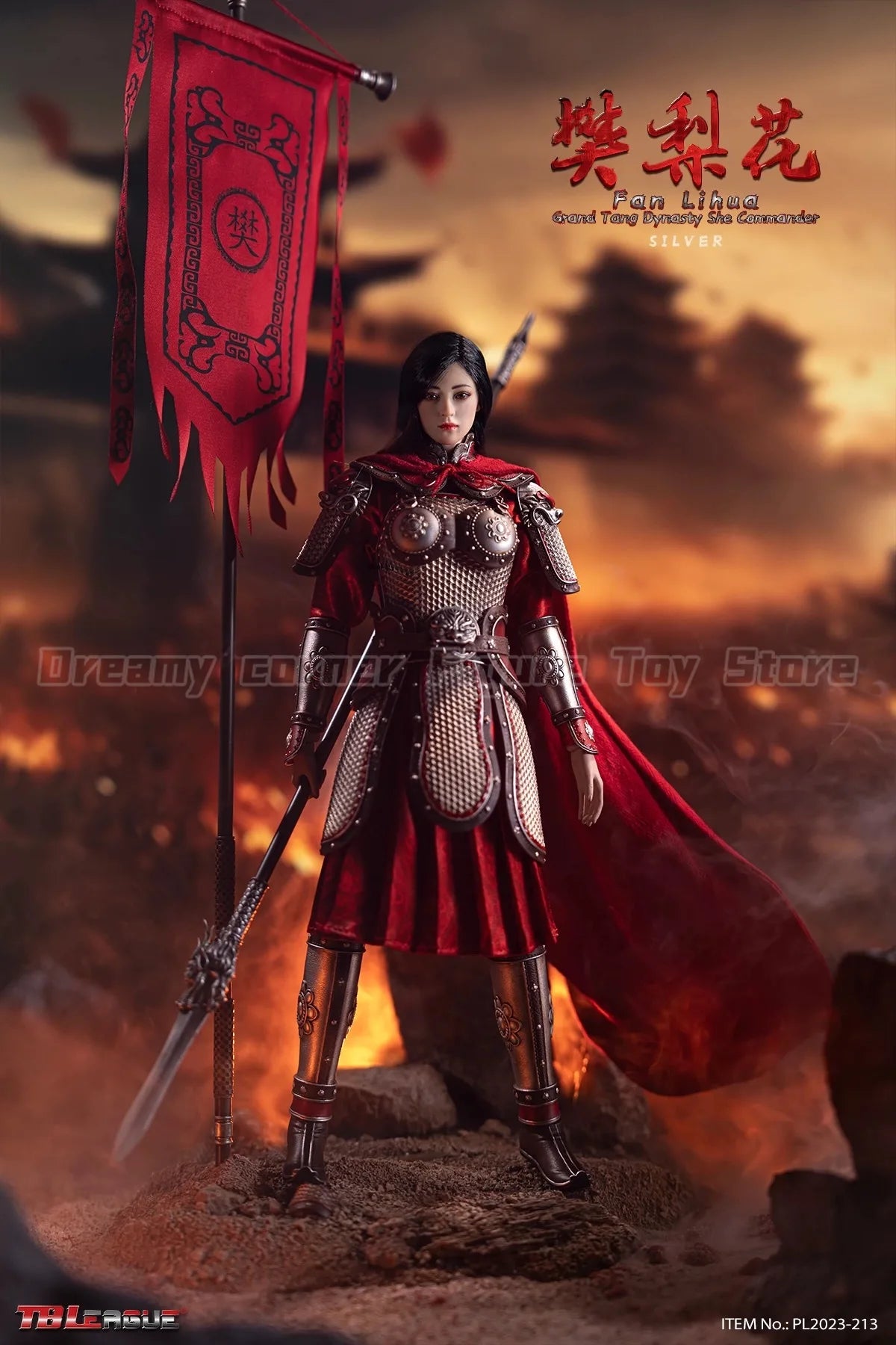 【In Stock】Original TBLeague PL2023-213 Fan Lihua Grand Tang Dynasty She Comander 1/6 Action Figure Collection Model Ornament