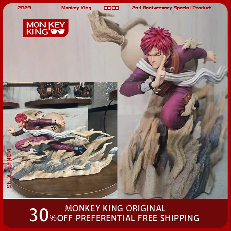 19м Анимационни фигурки Гаара Узумаки Наруто Аниме Колекция Модел PVC Настолни украшения Декорации Празнични подаръци Детски играчки