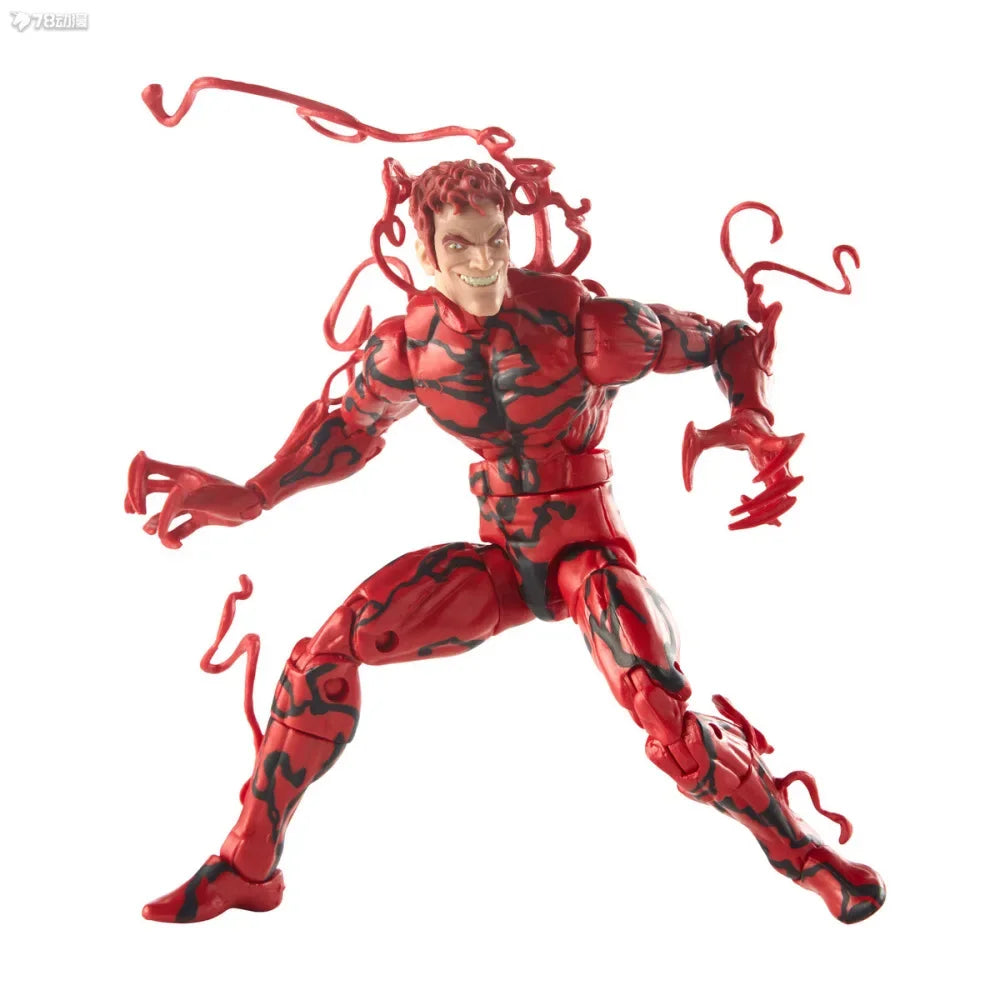 Anime Marvel The Avengers Spider-Man Action Figure Venom Carnage Massacre Action Model Red Movable Doll Child Halloween Gifts