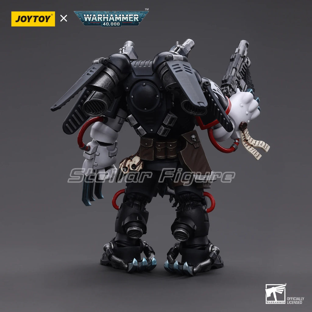 【Pre-sale】JOYTOY Warhammer 40K 1/18 Action Figure Raven Guard Chapter Master Kayvaan Shrike Model Toys Gifts Collection Ornament