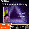 PUSKILL DDR4 Notebook Memoria Ram 8GB 16GB 3200MHz 2666MHz 1.2V Sodimm Laptop Memory