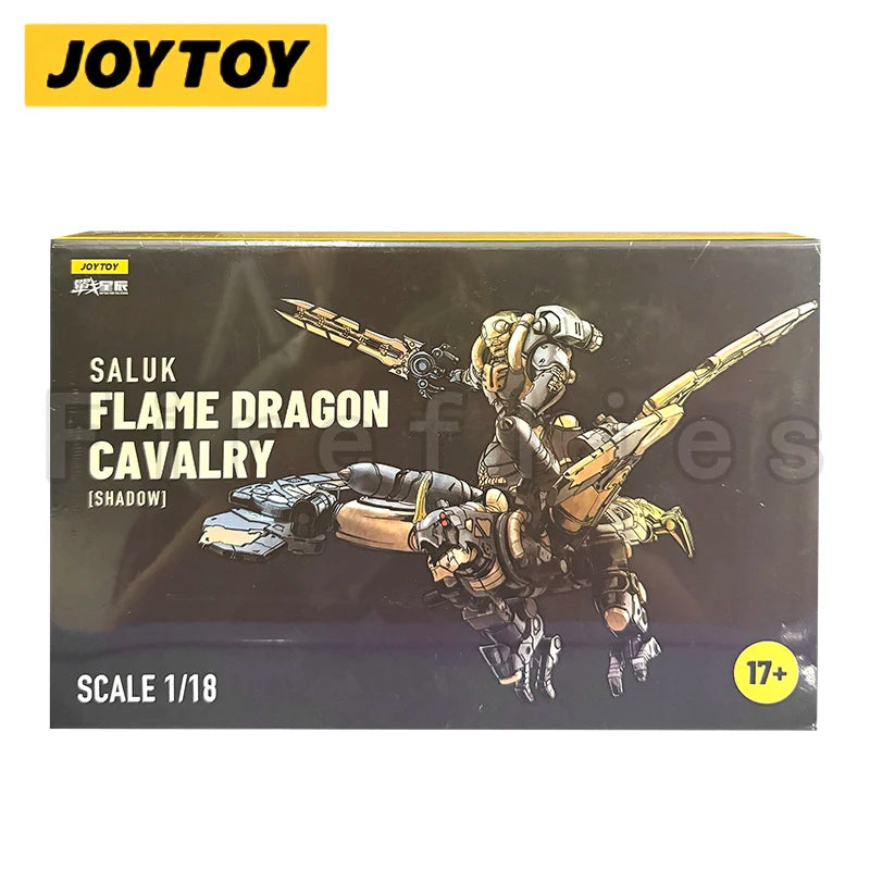 1/18 JOYTOY Action Figure Transformation Mecha Saluk Flame Dragon Cavalry Shadow Anime Model Toy Gift