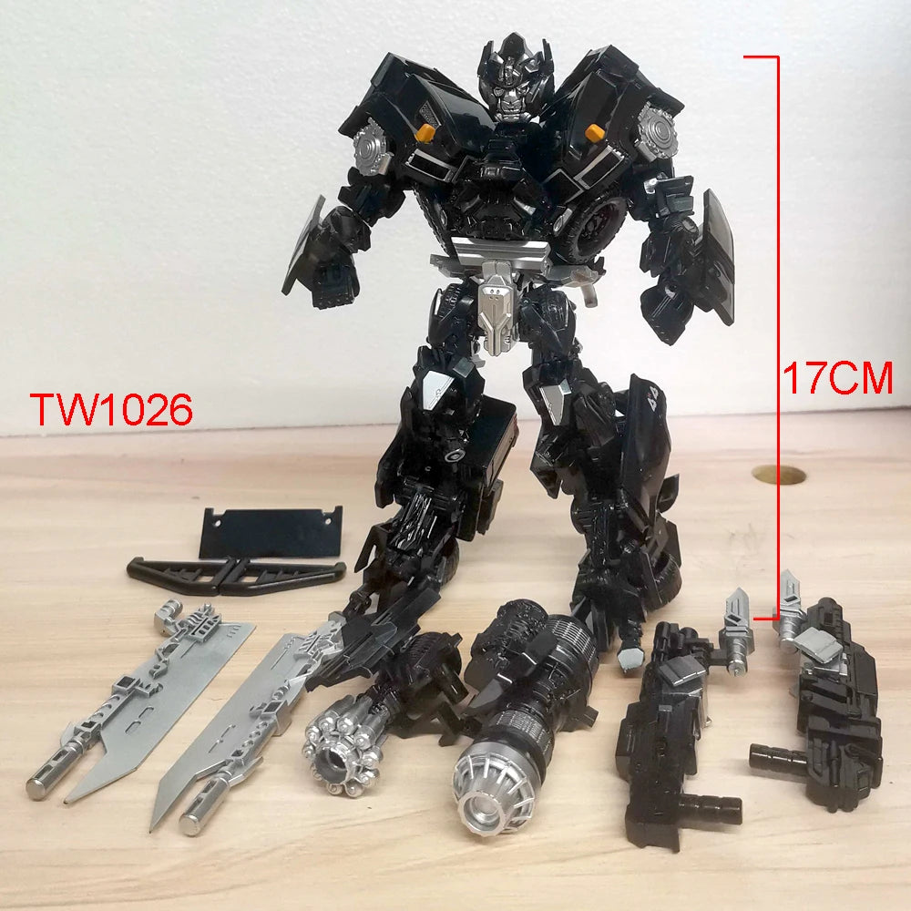 Baiwei Shockwave TW1028 Transformation Toys Sentinel Prime TW1024 Model Ironhide TW1026 Robot Bumblebe TW1025 Figure TW1030