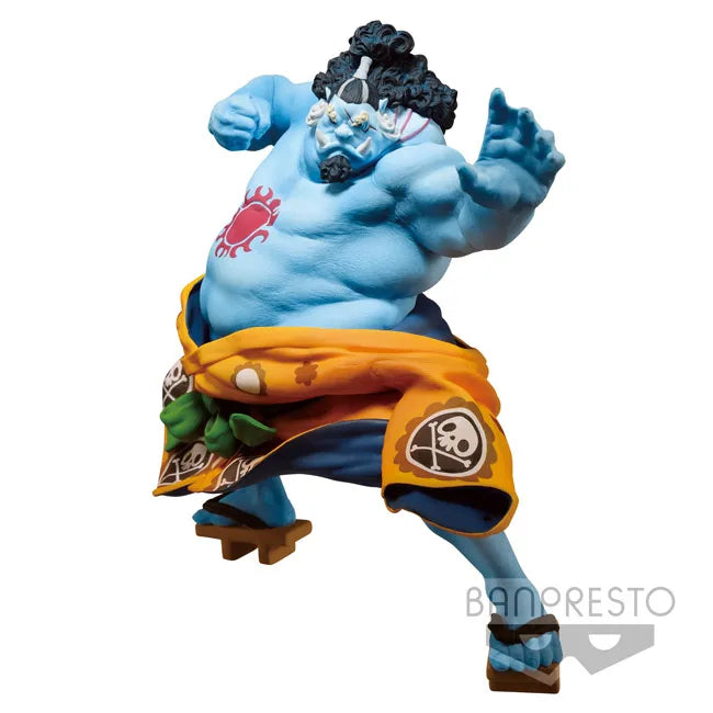 Auf Lager: Bandai Original Banpresto ONE PIECE BWFC Jinbe Anime-Actionfigur, Modellfigur, Spielzeug