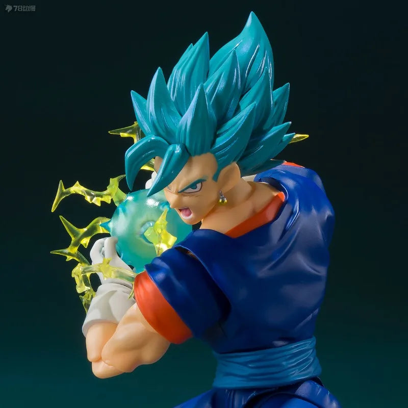 BANDAI Genuine S. H. Figuarts Series Movable Toys Dragon Ball Series Zamas，Super Saiyan Beijit，Capsule Motorcycle Model Movable