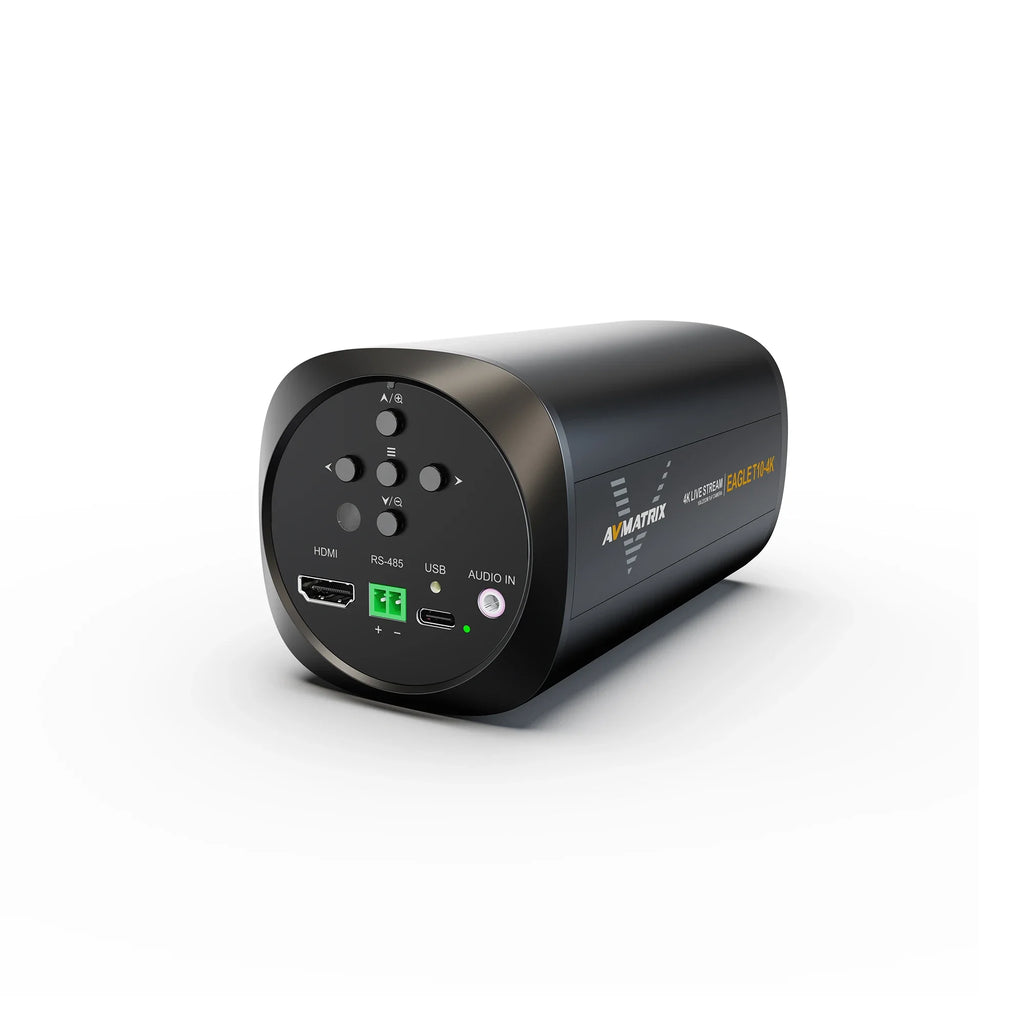 AVMATRIX Eagle T10-4K Live-Stream-Kamera mit 10-fachem Zoom, Autofokus-Objektiv, Weitwinkelaufnahmen, 1/2,8 Zoll 8M CMOS-Sensor und IR-Fernbedienung