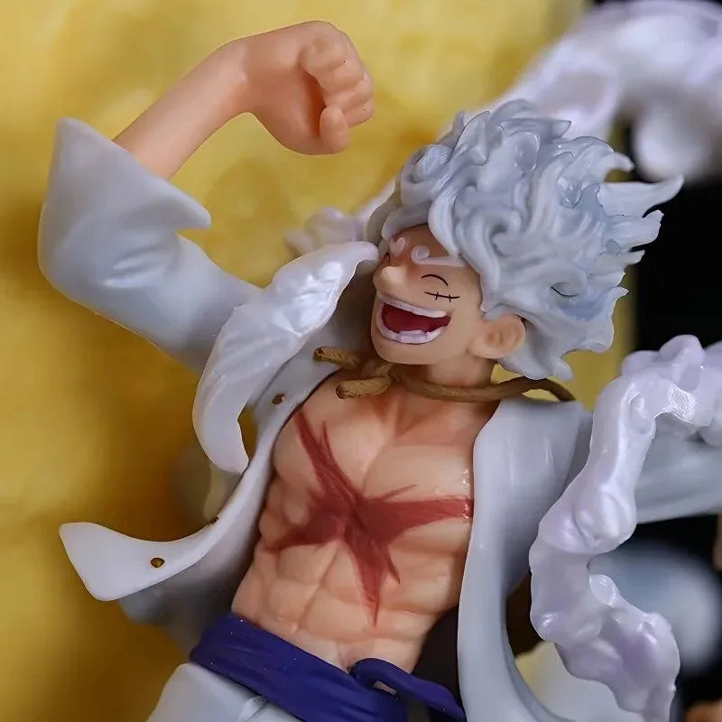 One Piece GK Moon Luffy Nika Luffy Five-speed Luffy Glowing Animation Figure Model Ornament