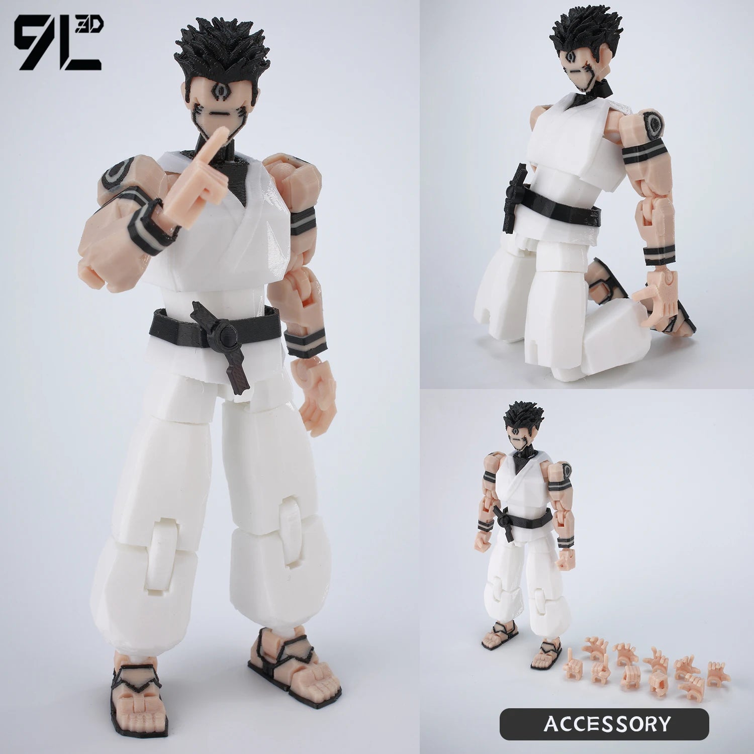 9l3d Lucky13 Gojo Sukuna Jujutsu Fushiguro Toji Gojo Satoru Action Figure Dummy13 T13 Multi-Jointed Collectible Titan13 Toys