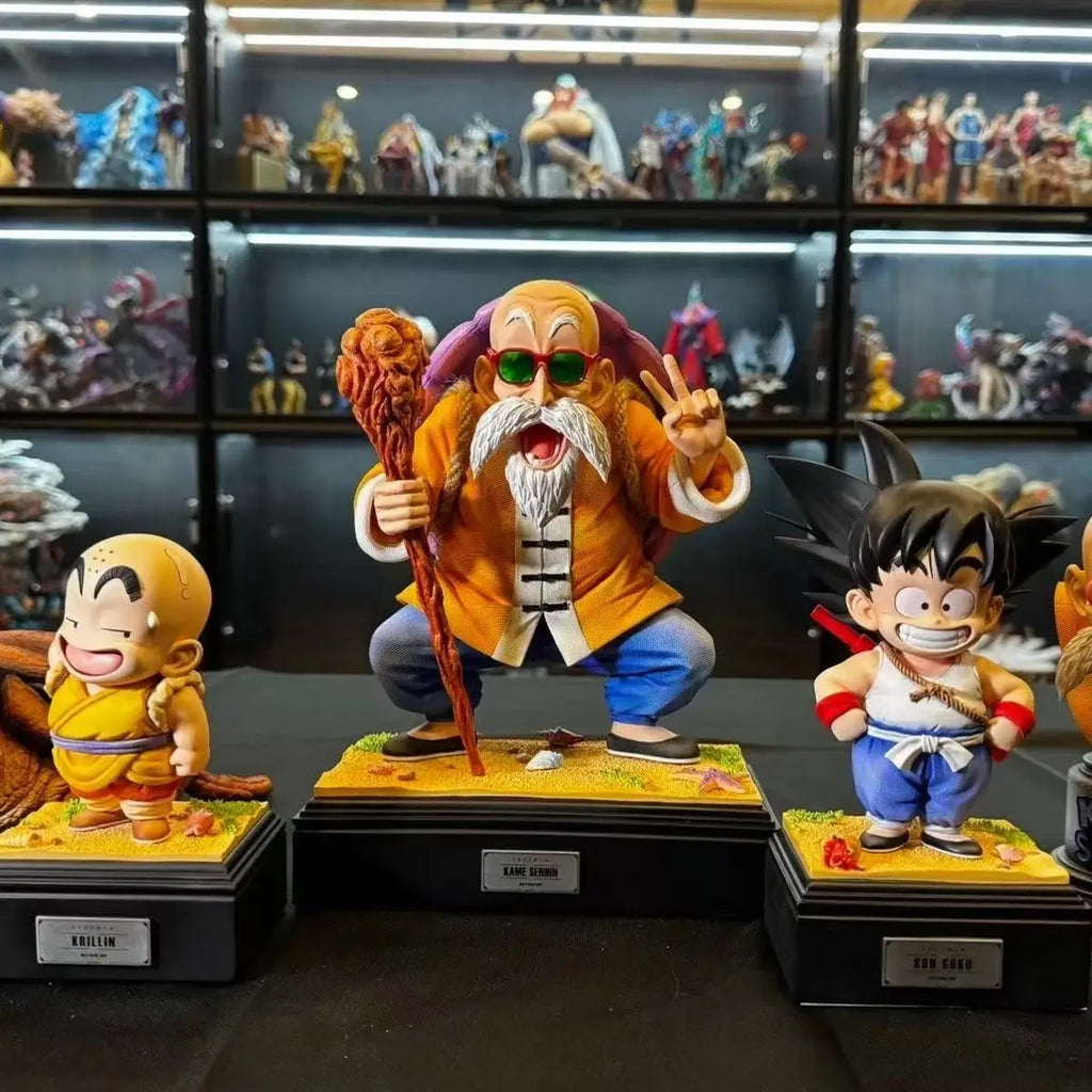 Jt Statue Dragon Ball Z Kame Sennin Figur Meister Roshi Umigam Krillin Goku PVC Statue Actionfiguren Sammlung Modell Spielzeug Geschenk
