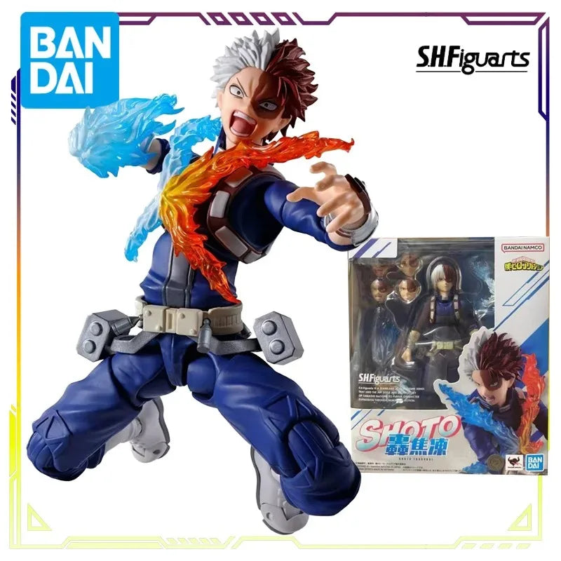 BANDAI Original S.H.Figuarts My Hero Academia Series Izuku Midoriya Deku Collectible Movable Action Figure Model Toys