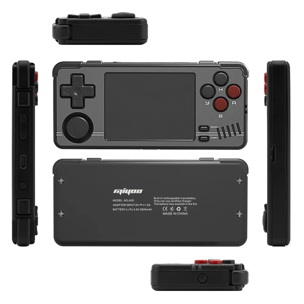 Retro Game Console Portable Handheld MIYOO A30 Portable Handheld Retro Game Open Source Linux System 2.8 IPS HD Screen WIFI