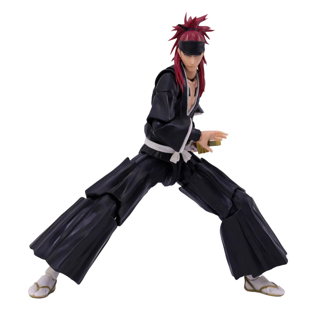 Genuine Bandai Original BLEACH Figure Model Kits S.H.Figuarts 1/12 Anime Figures Abarai Renji Action Model Toys Gift for Kids