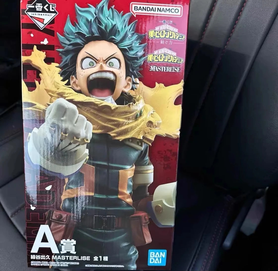 In Stock Original Bandai Ichiban Kuji My Hero Academia Izuku Midoriya Katsuki Bakugo Endeavor Hawks Anime Figures Model Gift