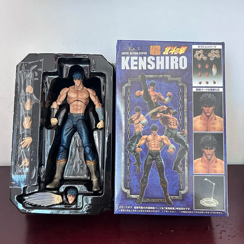 17cm Hokuto No Ken Kenshiro Figure Fist Of The North Star Action Figures Pvc Anime Model Collectible Action Toys Gift Decoration