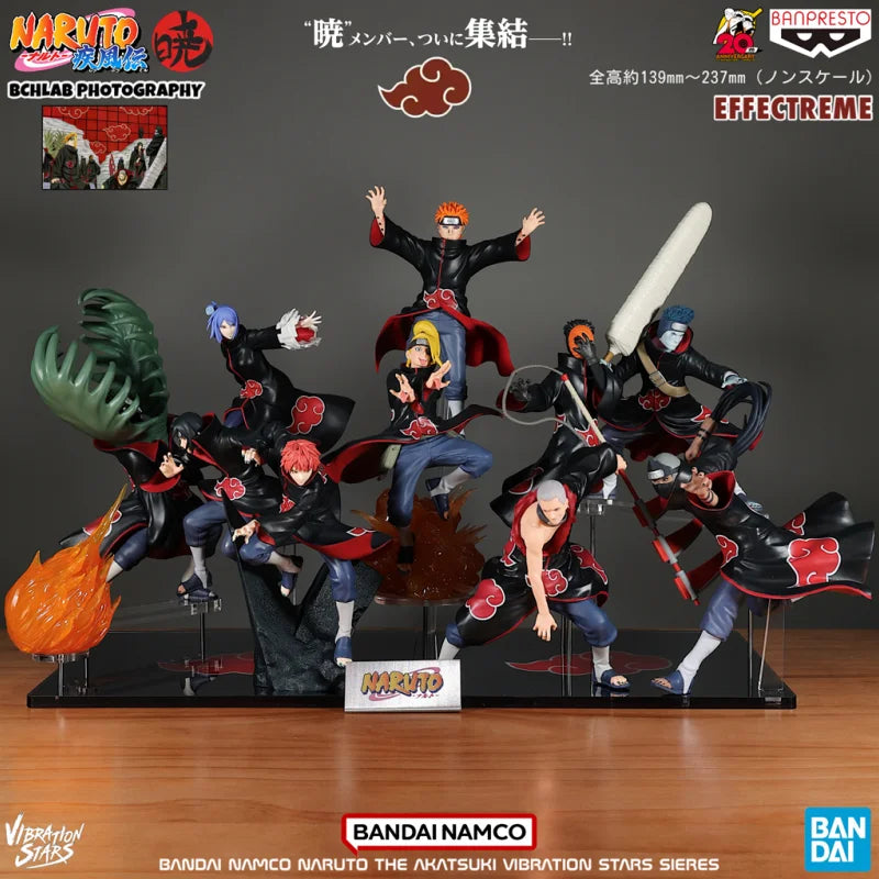 In Stock Bandai Naruto VS EFFECTREMESeries Akatsuki Itachi Deidara Payne Figurine Gift