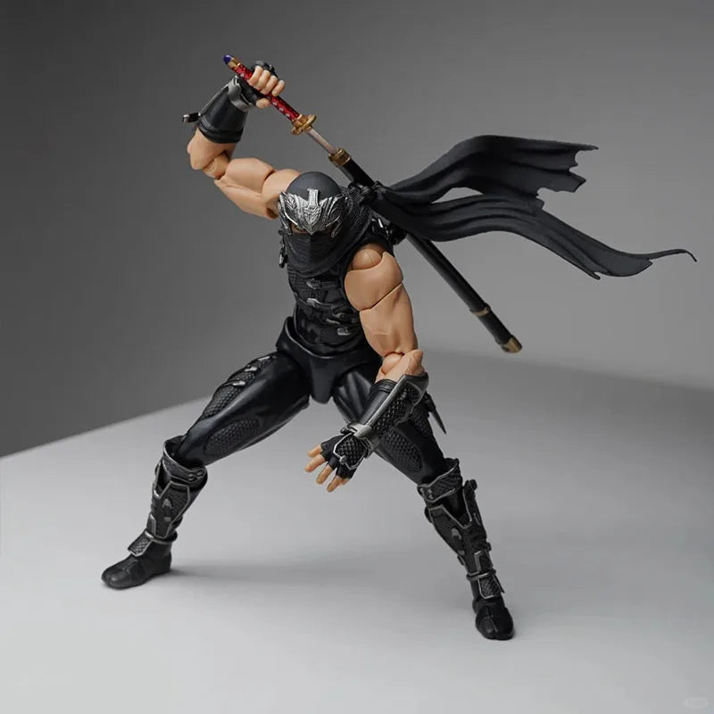 2025 New Revoltech 1/12 Amazing Yamaguchi Ryu Hayabusa Ninja Gaiden Action Anime Figures Collection Ko Model Custom Toys Gift