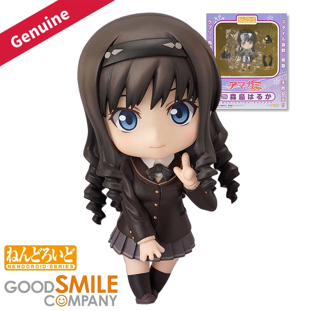 Original Genuine Good Smile Company Action/Dolls Nendoroid (#211) Amagami SS Morishima Haruka Anime Character Figure Collection