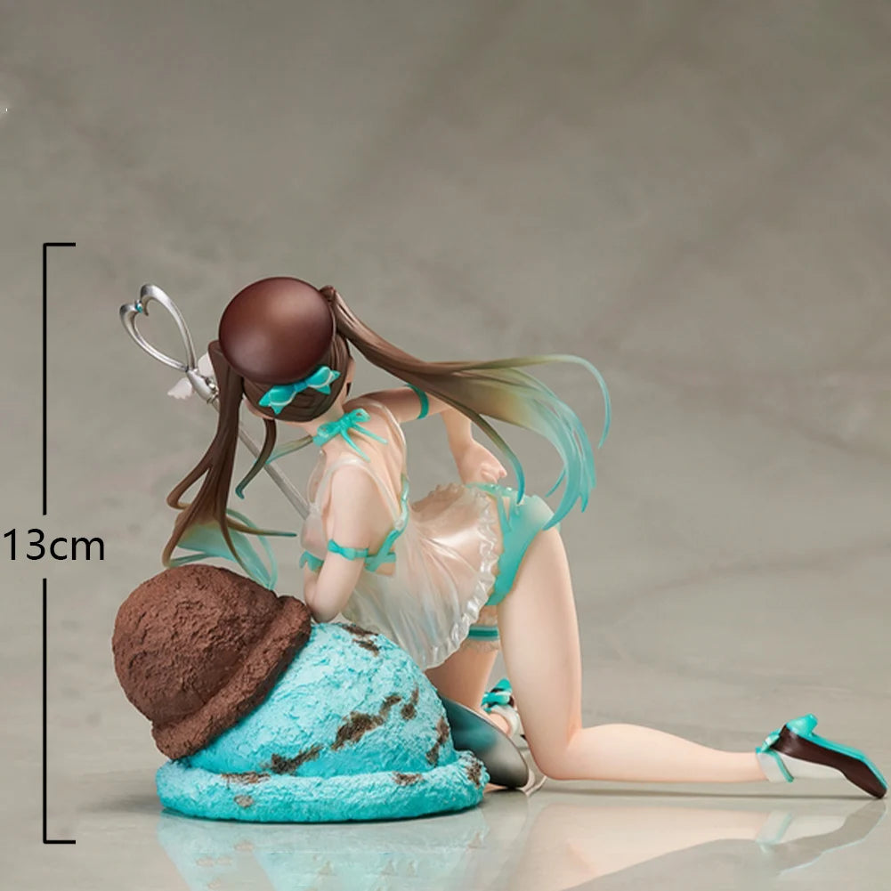 Anime Tasting Girl Ichigo Milk Figure beauty girl Action Figure PVC model Choco Mint Figurine Collection toys birthday Gift 15cm