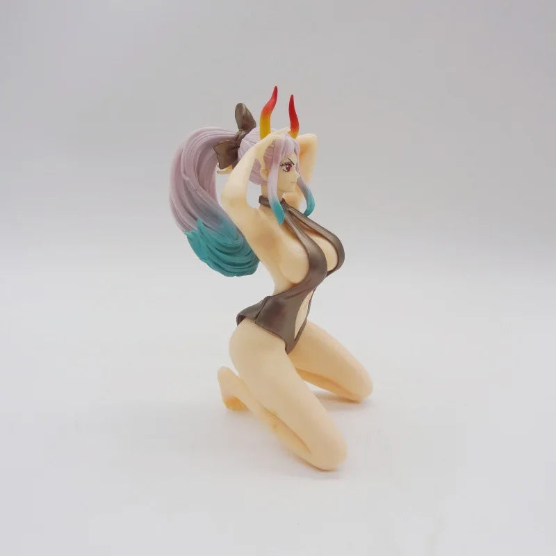 17cm One Piece Yamato Kneeling Position Anime Girl Figure Model Gk Statue Boys Collection Desktop Decoration Ornament Toys Gifts