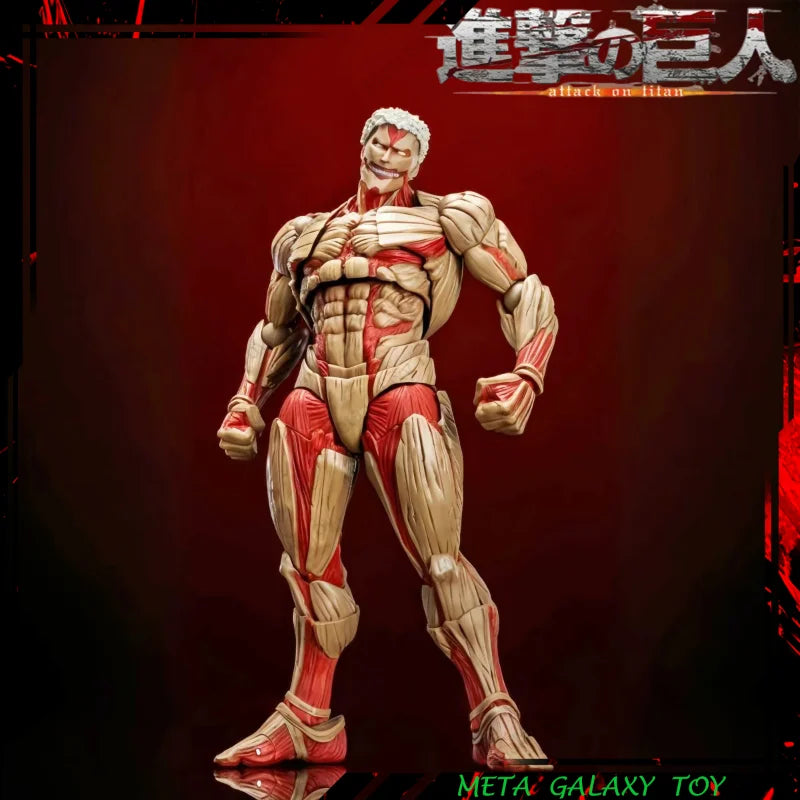 НОВИ Kaiyodo Armored Titan Movable Model Toys Revoltech НЕВЕРОЯТНИ YAMAGUCHI Yoroi No Kyojin Attack on Titan Аниме Фигурки Играчка Подарък