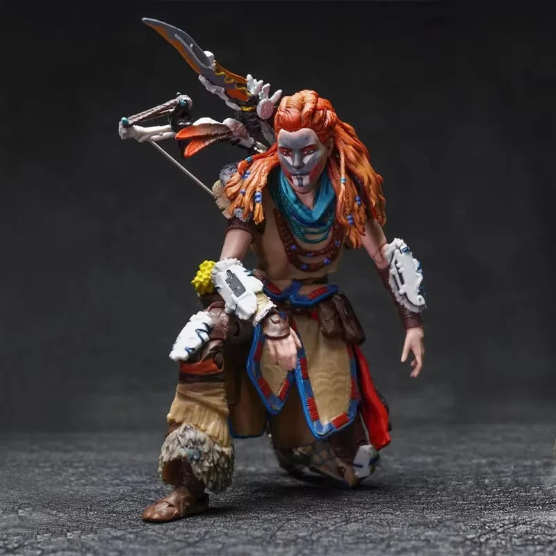 Original God Of War 5 Model Aloy Varl Atreus Anime Action Figure Toys Game Figuras Peripheral Collection Desktop Ornaments Gifts