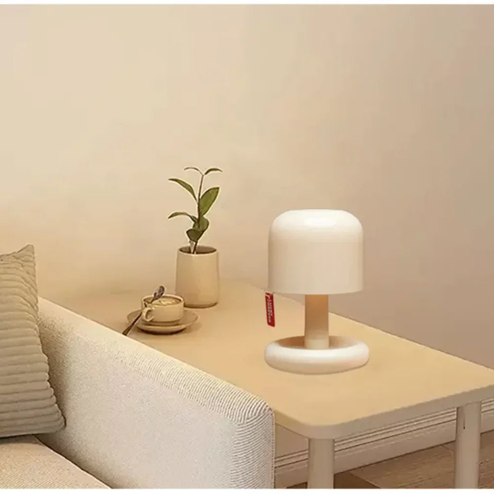 Night Light LED Table Lamp Sunset Mini USB Rechargeable Desk Bedside Bedroom Bar Room Decor Atmosphere Mood Light Minimalist