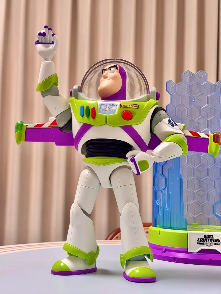 Disney Toy Story Buzz Lightyear Assembly Toy 17joints Movable 30cm Trendy Desktop Decoration Collectible Model Gift For Children