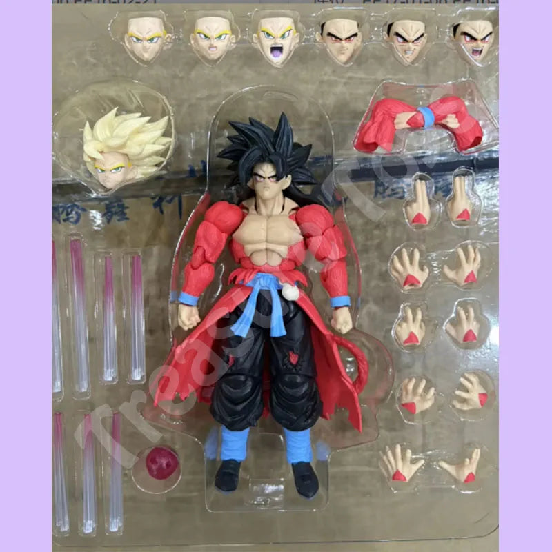 Black Hole Son Goku Figure Dragon Ball Super Saiyan 4 Son Goku Time Jumper Brute Evolution Anime Action Figures Model Gifts Toys