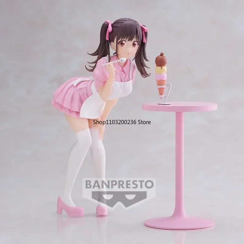 Bandai Original THE IDOLM@STER SHINY COLORS CHIYOKO SONODA Ice Cream Action Figure Collectibles Model Desktop Ornaments
