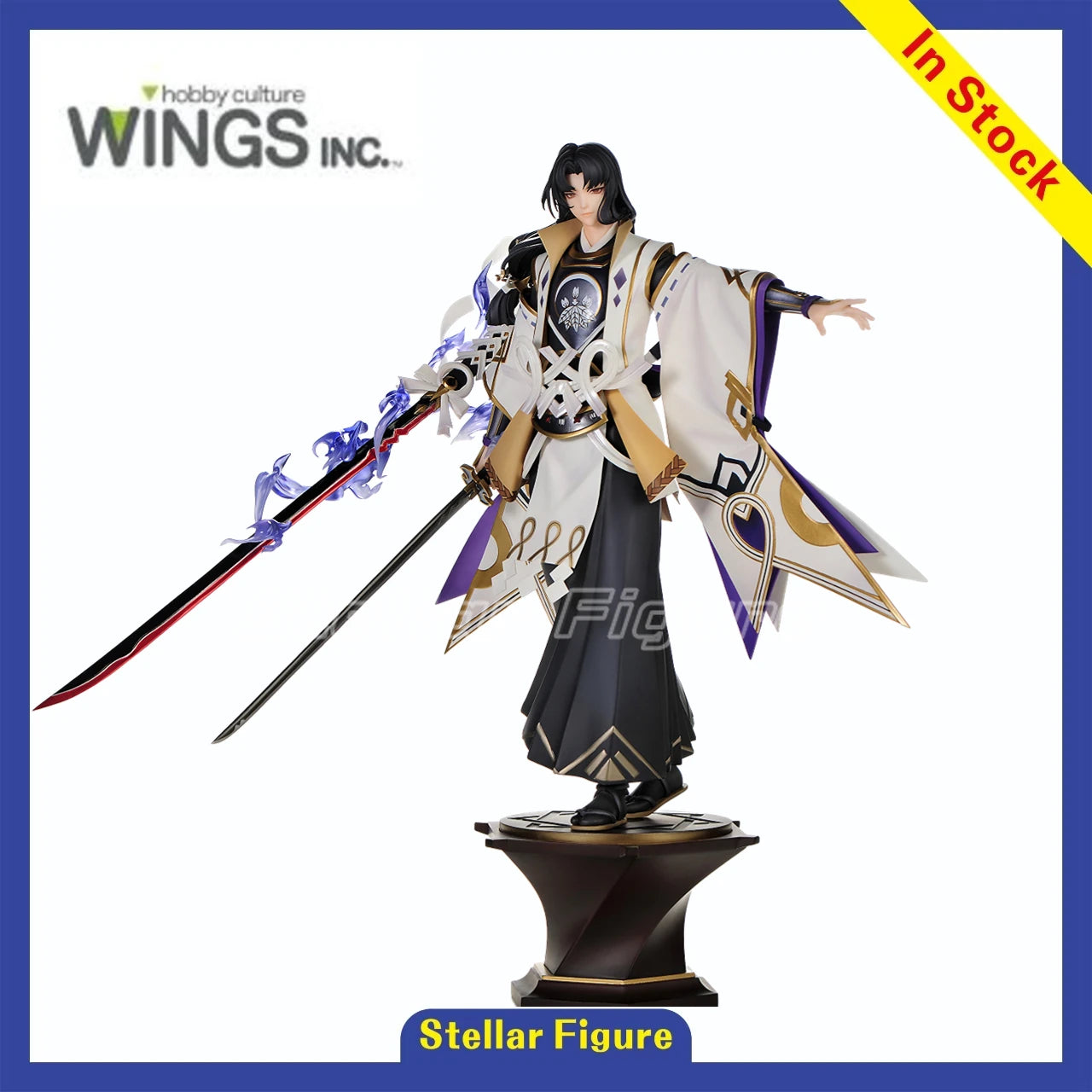 【SF】In Stock Original WINGS INC Onmyoji Onikiri Frostwind White Hibiscus 1/7 Scale Figures Model Animation Collection