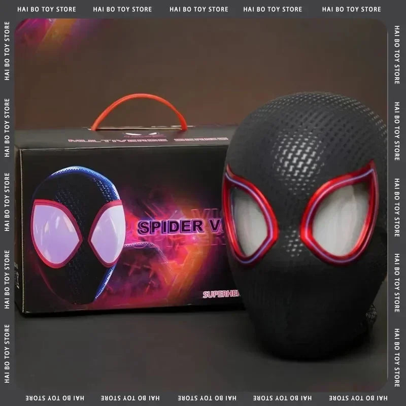 Neu The Amazing Spider-Man Kopfbedeckung Bewegliche Maske Helm Elektrische Ringsteuerung Auge Leuchtende Cosplay Sammlung Modell Spielzeug Kind Geschenk