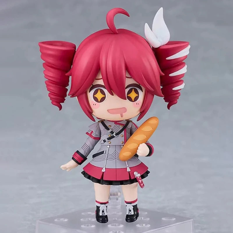 Kasane Teto Action Figures Anime Q Version PVC Doll Model Toy Cosplay Figurine Stand Model Desk Display Decor Standing Xmas Gift