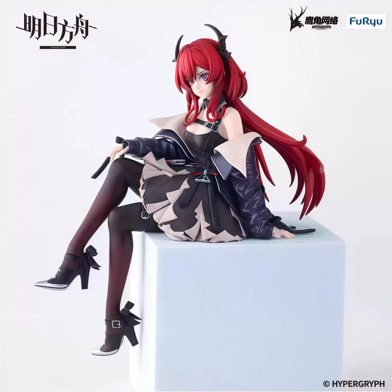 Prepainted Noodle Stopper Figure Arknights Surtr 15cm Game Character Merchandise Desktop Decoration Collection Model Toy Gift