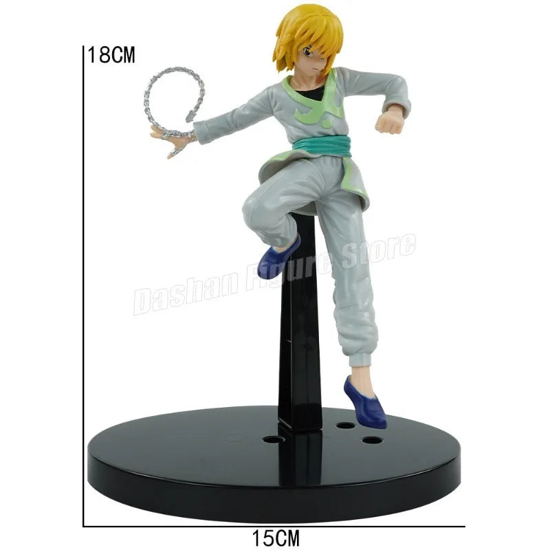 HUNTER x HUNTER Figures Chrollo Lucilfer Kurapika Killua Zoldyck GON FREECSS Action Figure Collection Car Accessories Model Toys