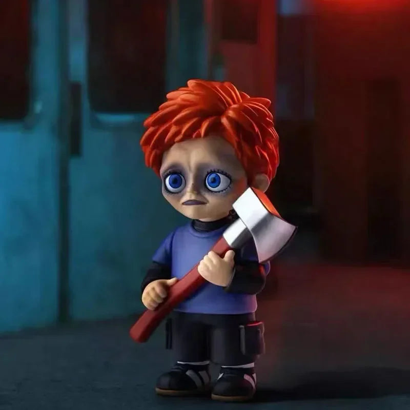 POP MART Chucky Franchise Series Original Blind Box Surprise Mystery Box Cute Anime Action Figure Ornaments Figurines