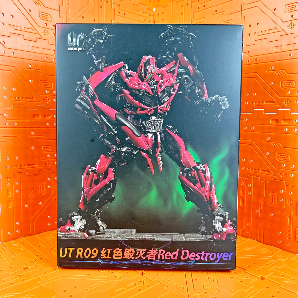 UniqueToys Transformation UT R09 UTR09 Poisson Bite Red Destroyer Stinger  Movie Edition Action Figure Model Gifts