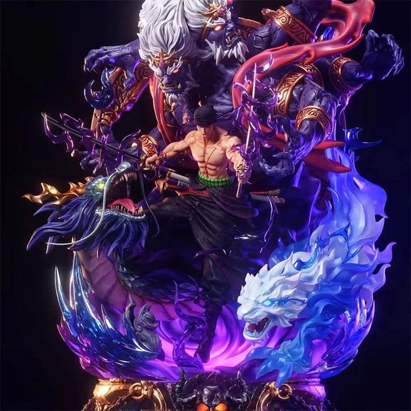 Hot One Piece Lx Zoro Enma The Hell King Pvc Action Anime Figures Statue Trendy Collectible Decor Model Boys Birthday Toys