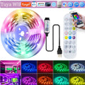 Tuya WiFi LED Streifen Lichter Smart Leben USB 5050 RGB Lampe Band TV PC Hintergrundbeleuchtung Raum Licht Flexible Diode Arbeit mit Alexa Google